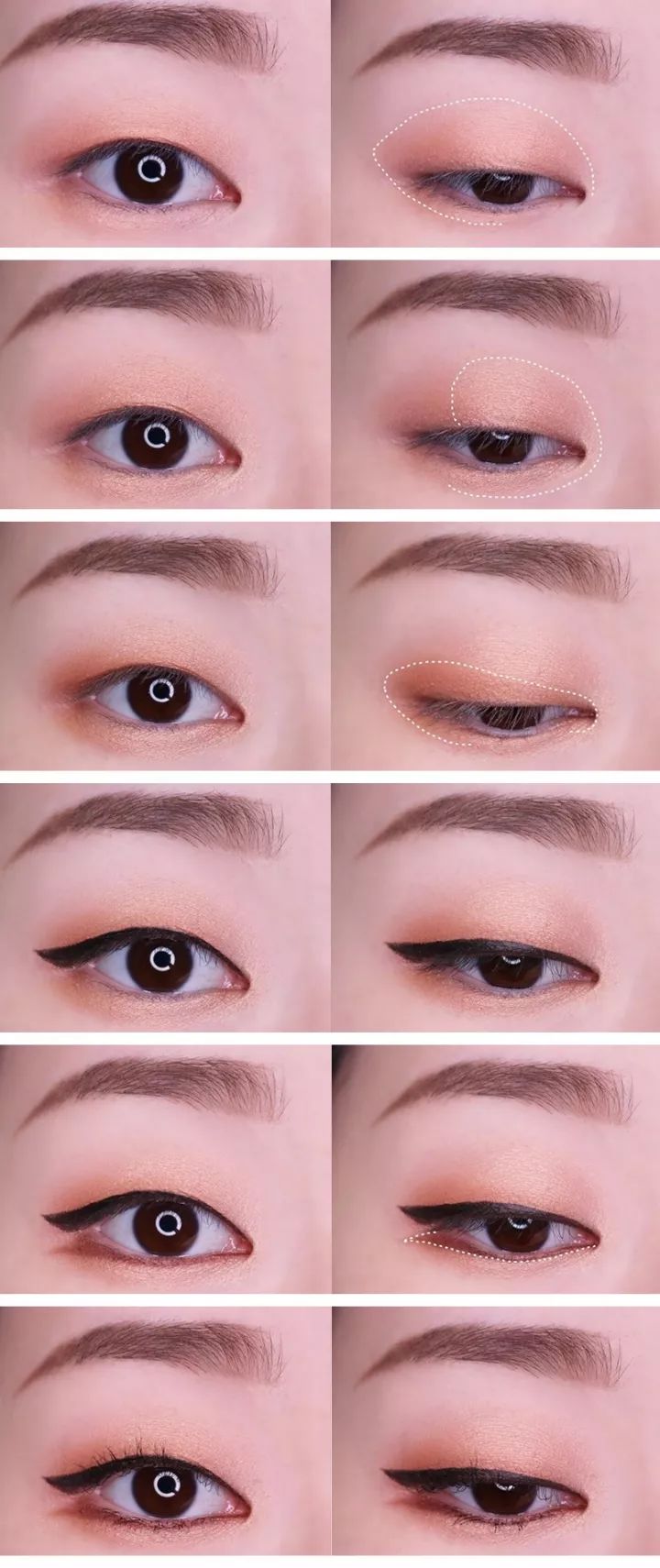 单眼皮眼妆化得美是什么样的体验?