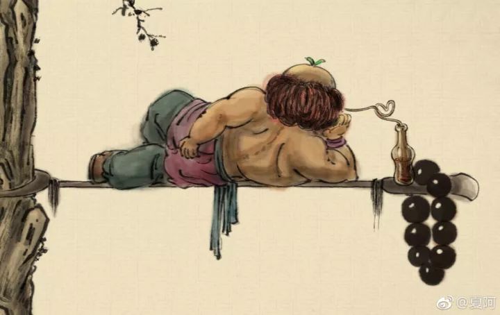 插画师|夏阿|古董_新浪新闻