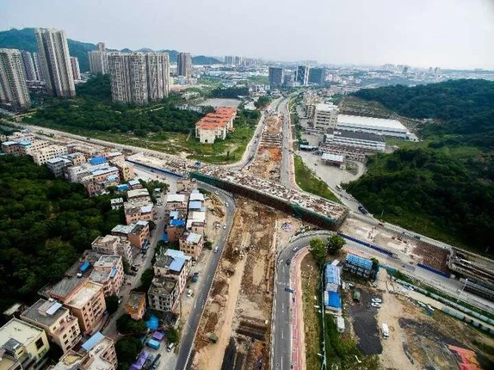 13号线新塘去珠江新城仅8元萝岗这条立交春节前通车