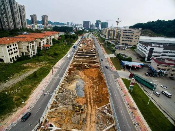 13号线新塘去珠江新城仅8元萝岗这条立交春节前通车