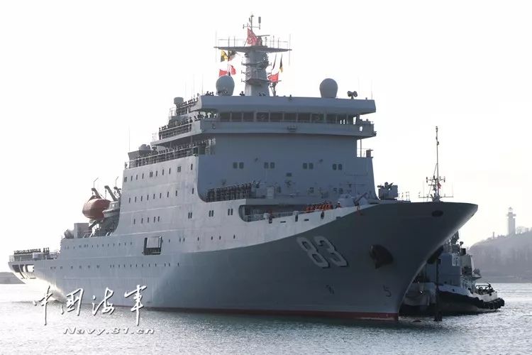 海军戚继光舰完成远航实习和出访任务凯旋