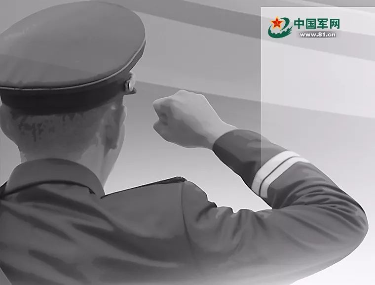 敬礼老兵你转身的背影写满深情