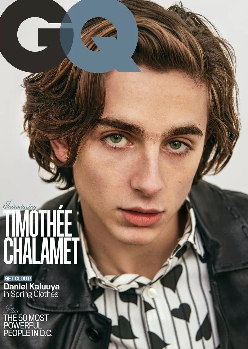 表现力超棒!timothée chalamet 全新《gq》杂志封面!