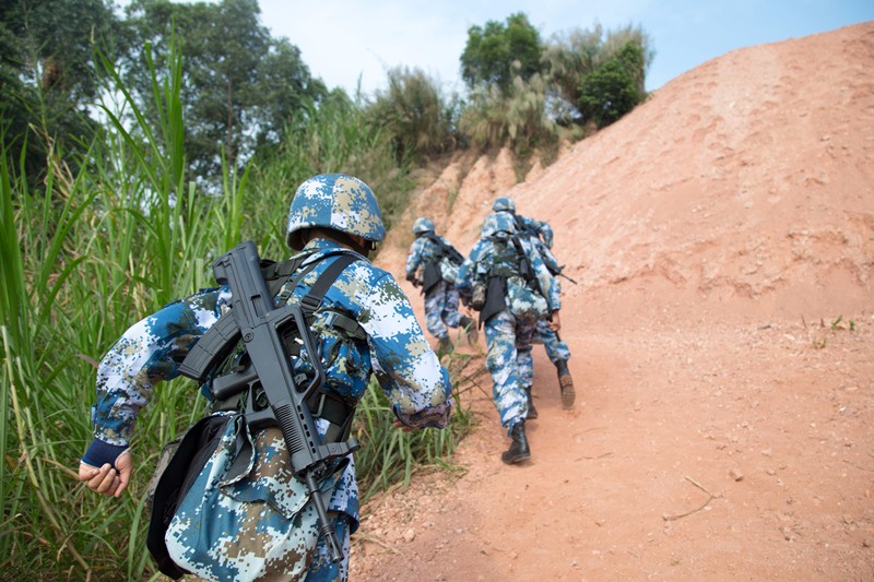 报告班长2017年沙角新兵准备接岗