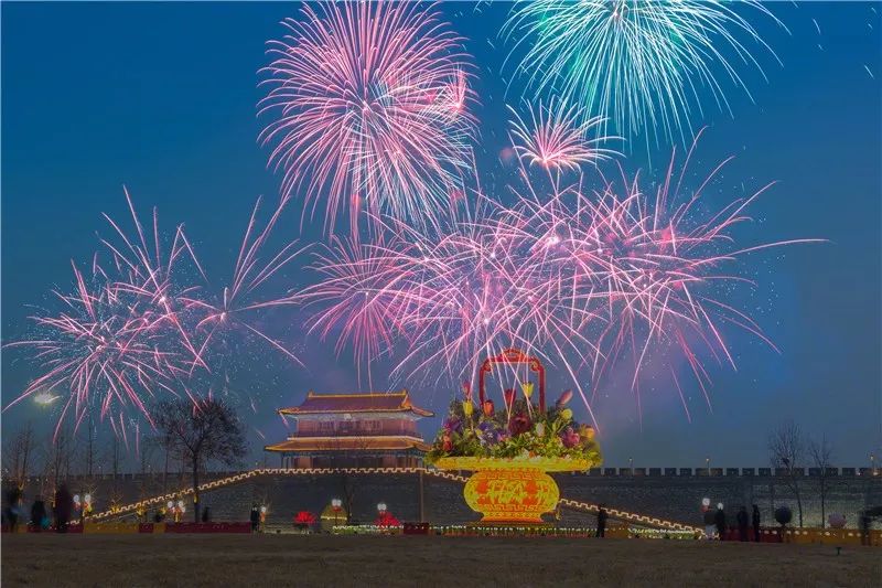 正定电子烟花是这样燃放出来的!还有四场烟花秀,别错过了!