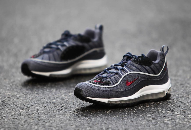 将于近期登场airmax98thunderblue实物细节近赏