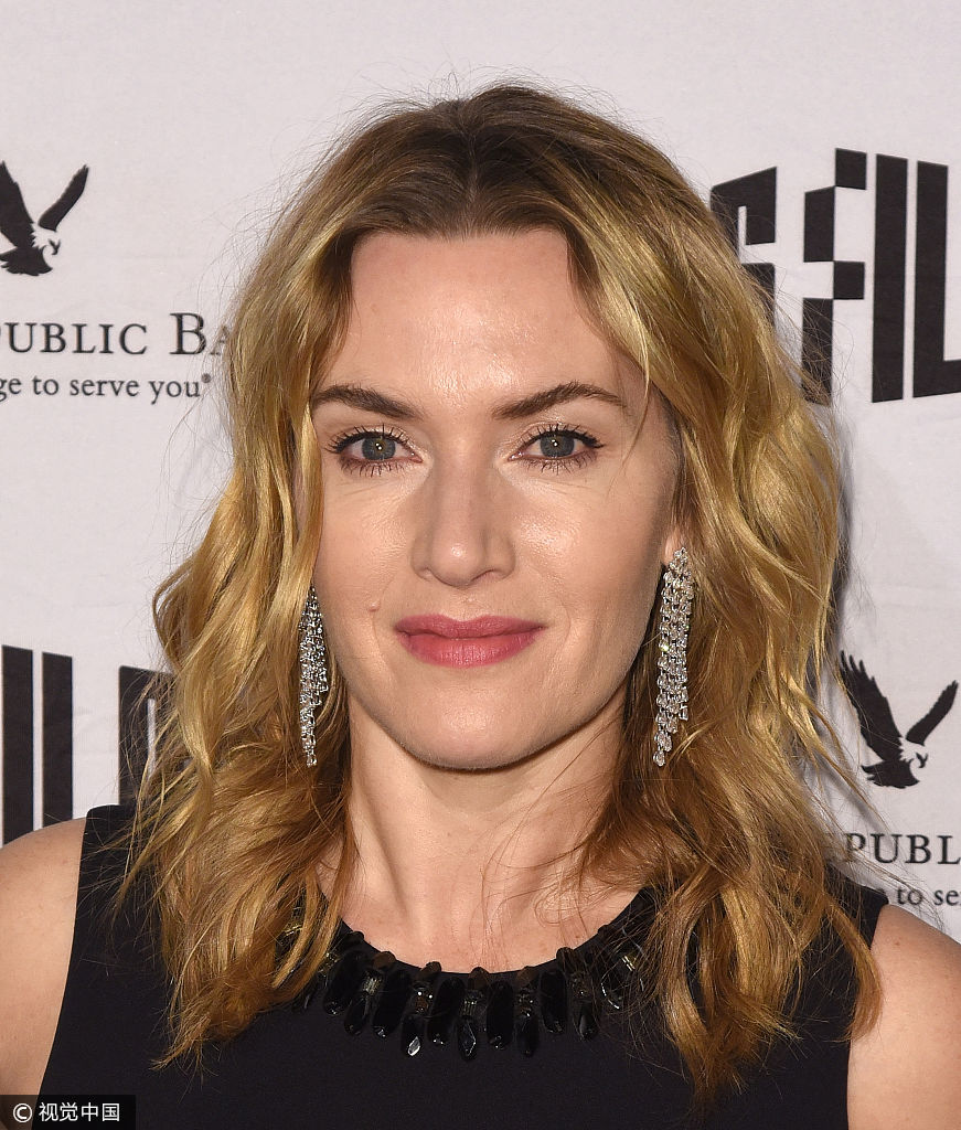 当地时间2017年12月5日,美国旧金山,凯特·温斯莱特(kate winslet)