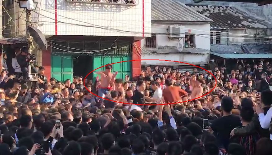 潮汕某地惊现最暴力营老爷习俗,现场数千人上演"肉搏"|暴力|盐灶|澄海