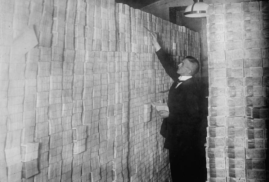 1923年的德国通货膨胀2000亿马克买一个面包
