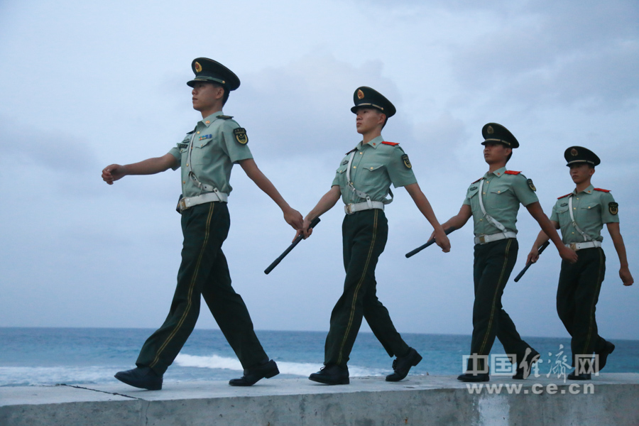 武警三沙中队:最美南海巡逻队