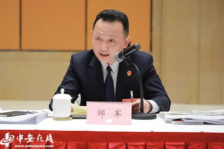 滁州代表团邹军代表发言.