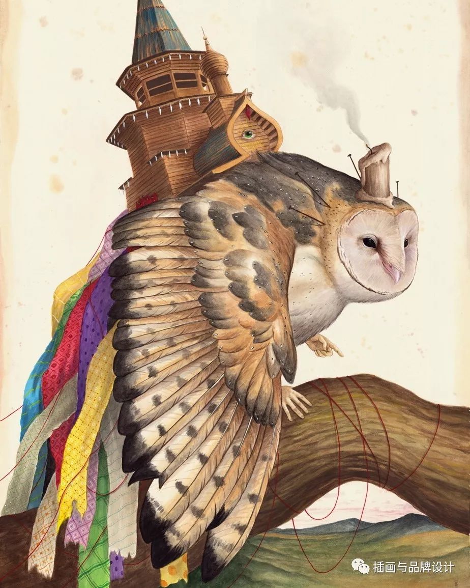 插画丨老外受山海经的影响画出脑洞大开的奇幻插画