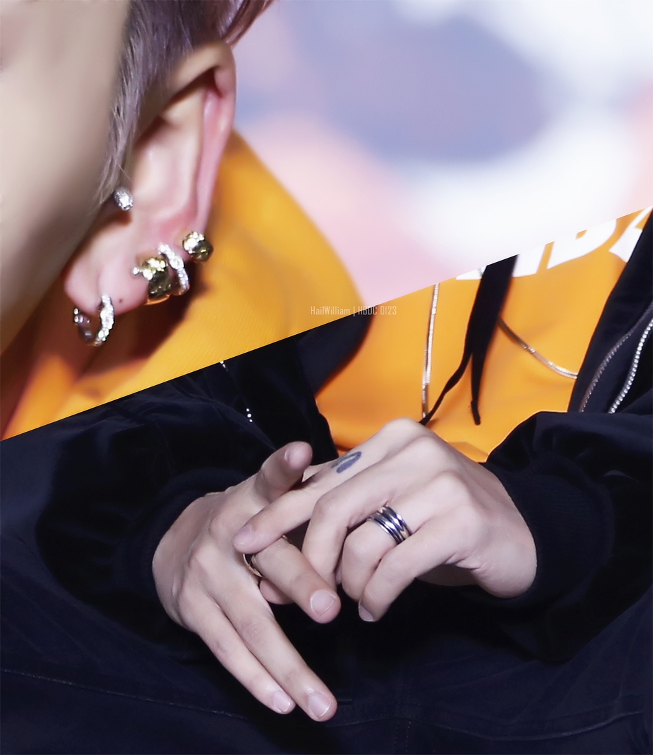 陈伟霆银色短发利落帅气 低头微笑展完美侧颜杀