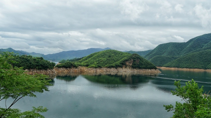 梅山水库隐藏在大别山深处的山水徽韵