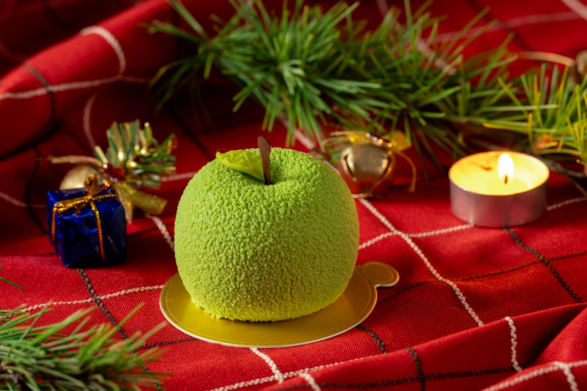 北京环球度假区冬季假日主题餐饮:太妃芝士苹果蛋糕