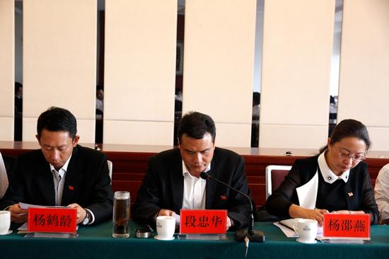 段忠华为新一届县委班子讲"两学一做"专题党课