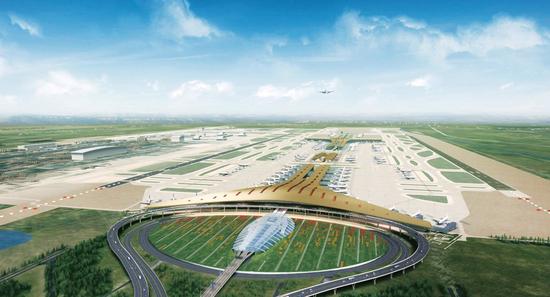 旧店镇特色小镇机场愿景图