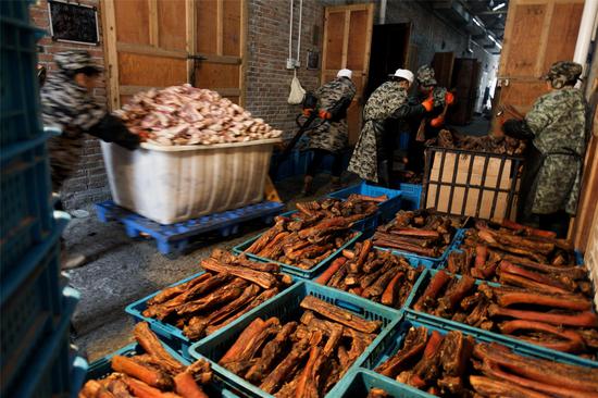 湖南鑫科牧业有限公司腊制品加工厂房湘西腊肉是融入了大湘西人民生命