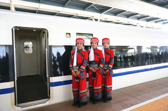 春城号北上广文化旅游高铁列车23日冠名首发