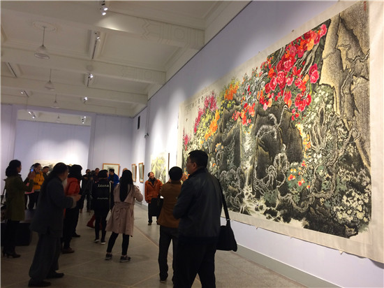 乌蒙金沙相约彝乡陈孝瑞中国画展昆明开展为期14天