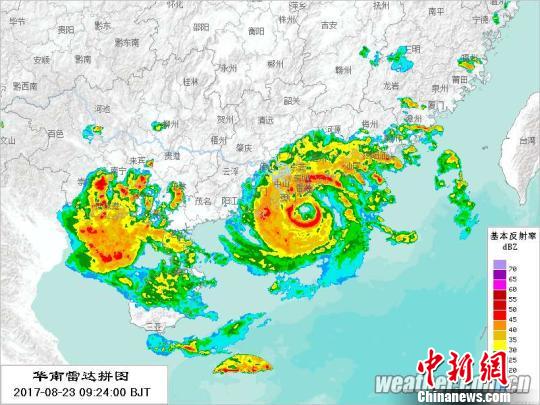 华南雷达拼图.资料图