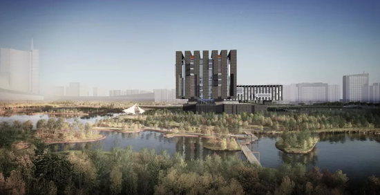 合肥最大公共图书馆揭开神秘面纱