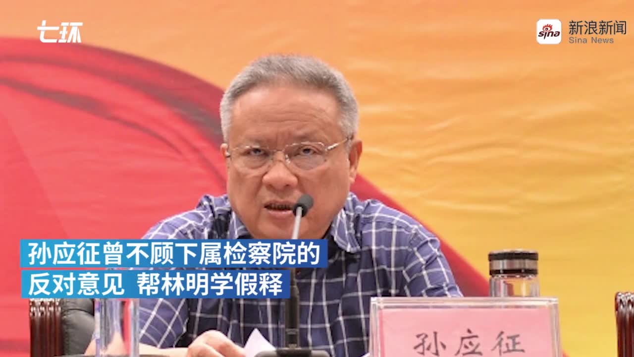曾帮林明学假释,武汉人大常委会原副主任孙应征被查