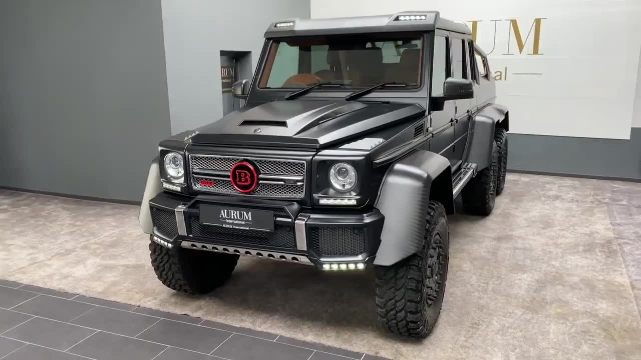 巴博斯g63近距离感受下,什么叫奢华!