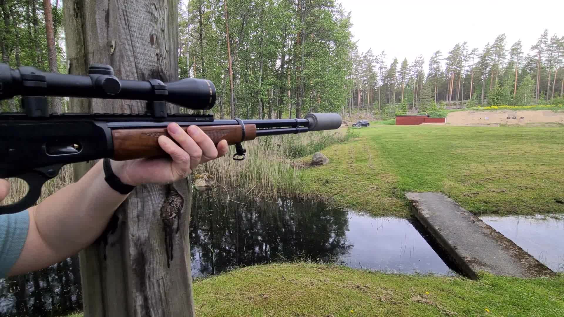 土豪金版亨利m1860杠杆步枪,与众不同的加弹方式让人看不懂