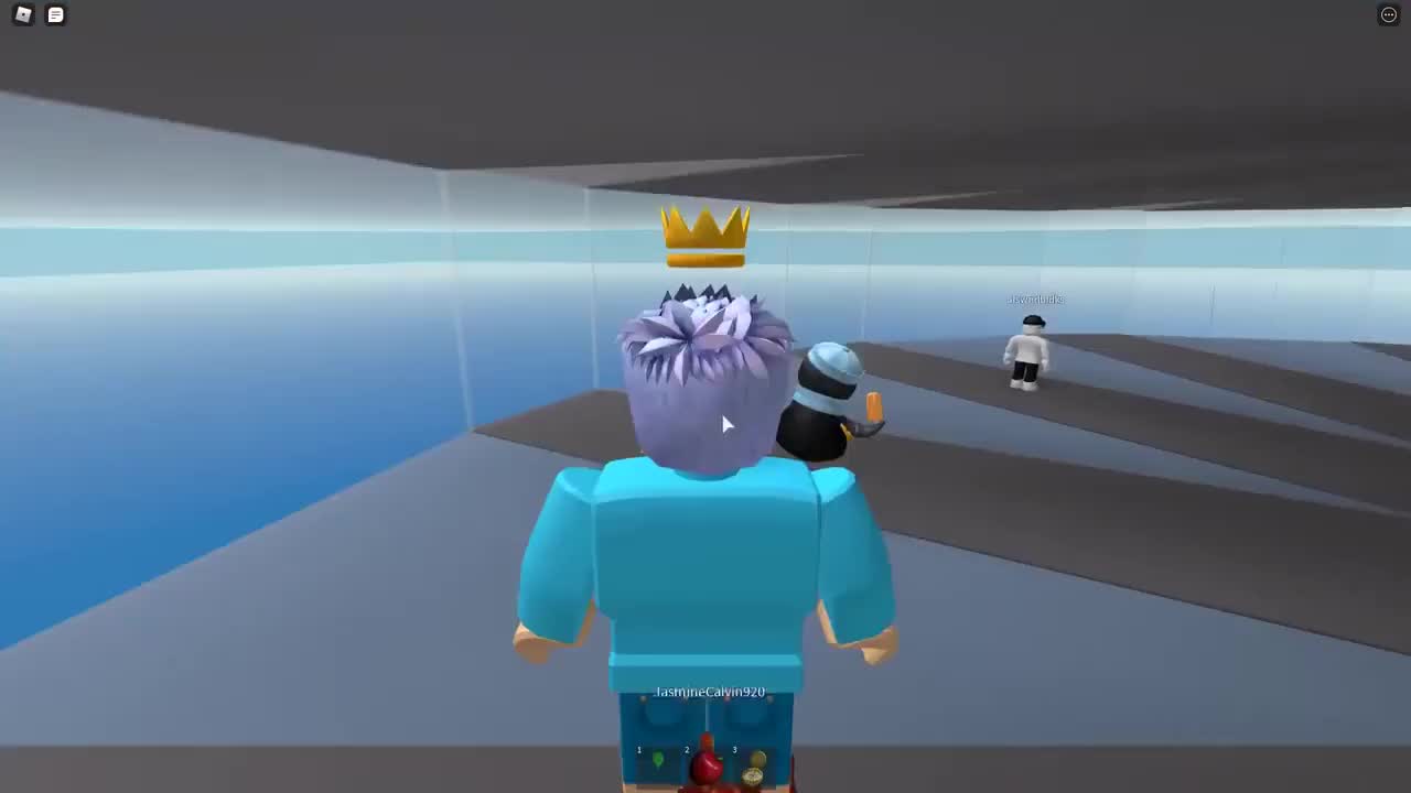 roblox瘋狂災難模擬器警笛頭想吃薯條追著我到處跑