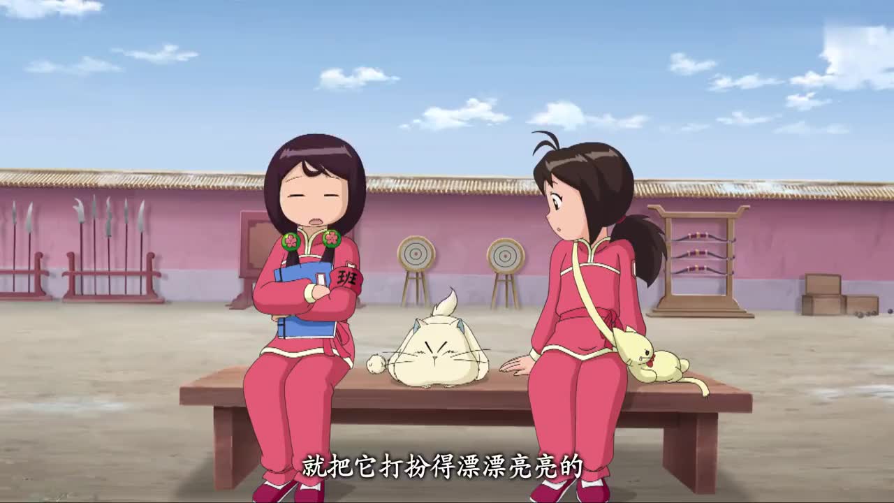 甜心格格华伦真厉害和武状元打乒乓球结果打的有来有回