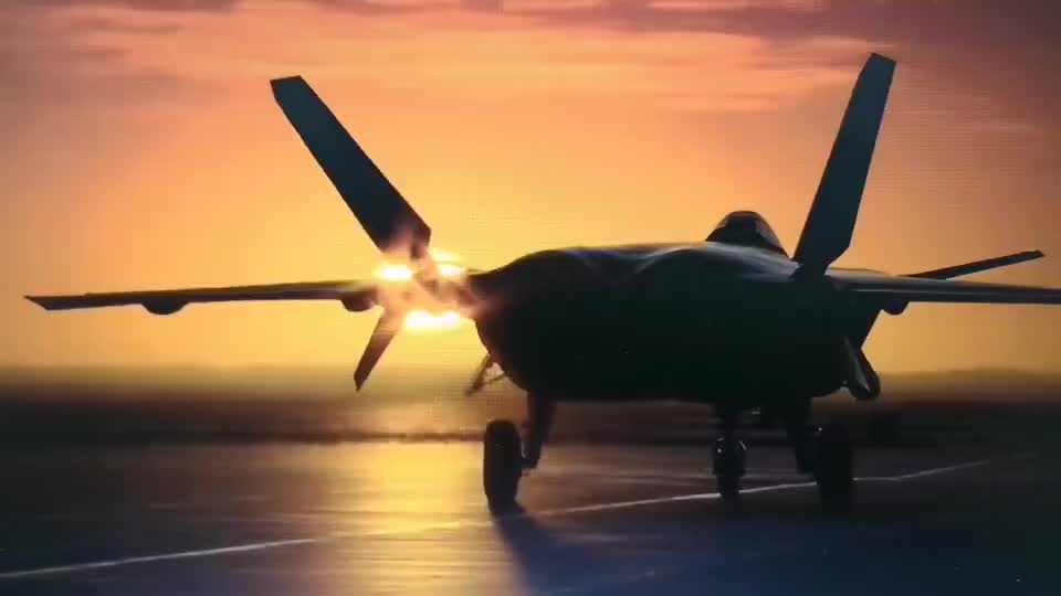 中国空军歼-20战斗机,在夕阳下的唯美剪影!