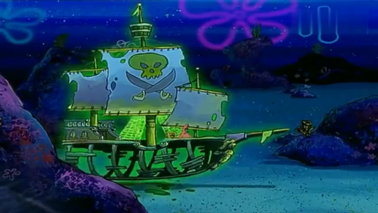 飞天魔鬼吓唬小孩,找海绵宝宝当手下,恐怖片变搞笑片!