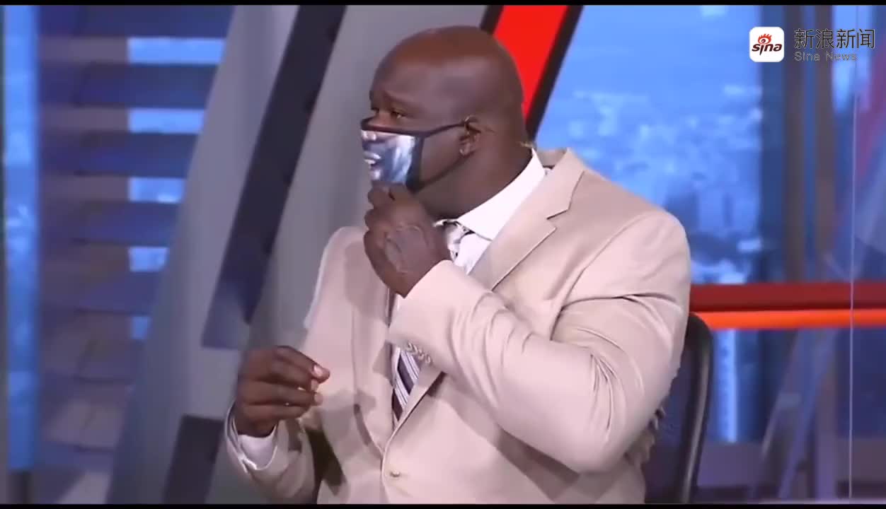 奥尼尔这段戴口罩视频,真是太好笑了