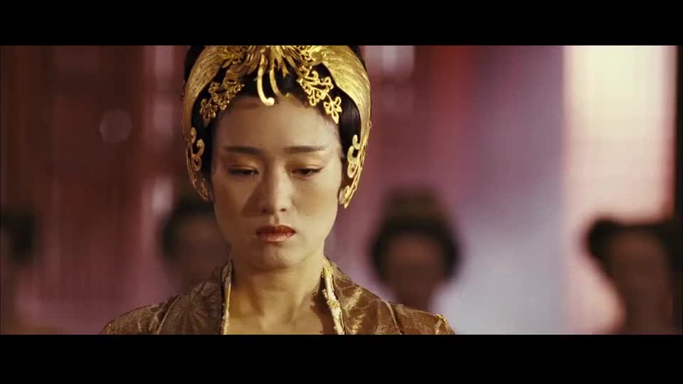 满城尽带黄金甲这演技真是没得说这场面找群演都费劲