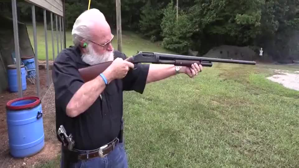 最早期的半自动步枪之一:美国温彻斯特m1907,靶场实弹射击测试
