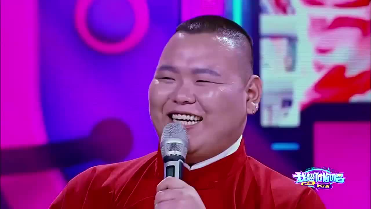 汪涵教观众蒙古语"你好",向小阿吉问好,小胖子太可爱了!