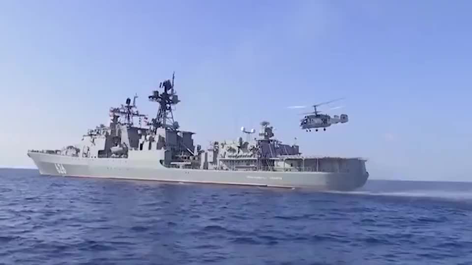 实拍部署在叙利亚的俄罗斯海军舰艇,坐镇地中海!