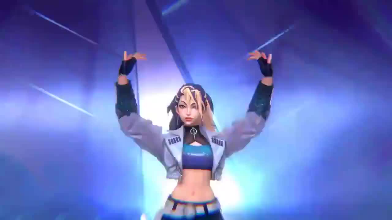 k/da all out伊芙琳皮肤预览 尾巴带刺的伊芙琳可不是好惹的