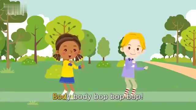 body song 一首有关身体的儿歌,教小朋友们认识有关body的名字