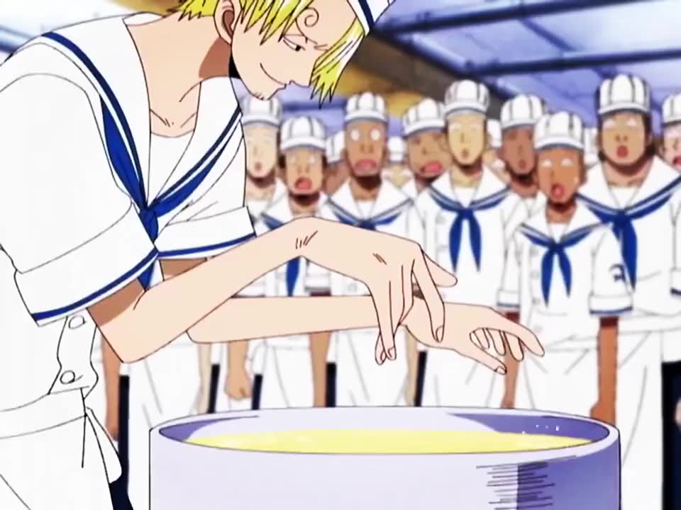 看山治做饭就是一种享受,厨艺已经到了化腐朽为神奇的境界!