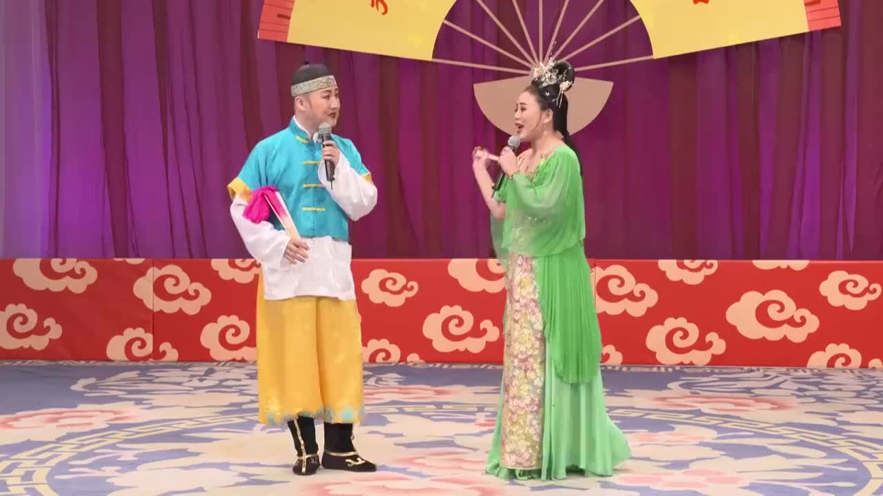 赵家班东北二人转绣八仙小帽演员贺钊高钊