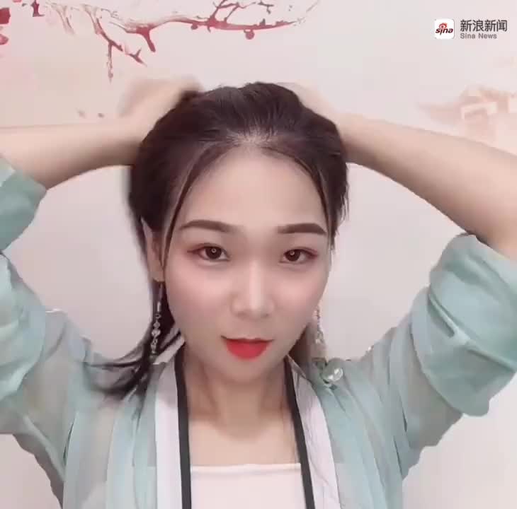 "桃心髻"我爱了