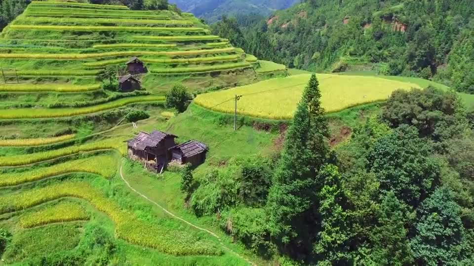 贵州深山里发现几户人家,公路不通,这么偏远的山区晚上不害怕吗