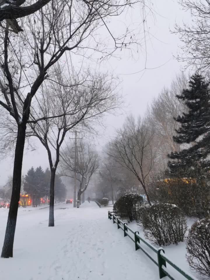 在北方这个下大雪的天气,升级版的外卖,正在火速赶往你的手里