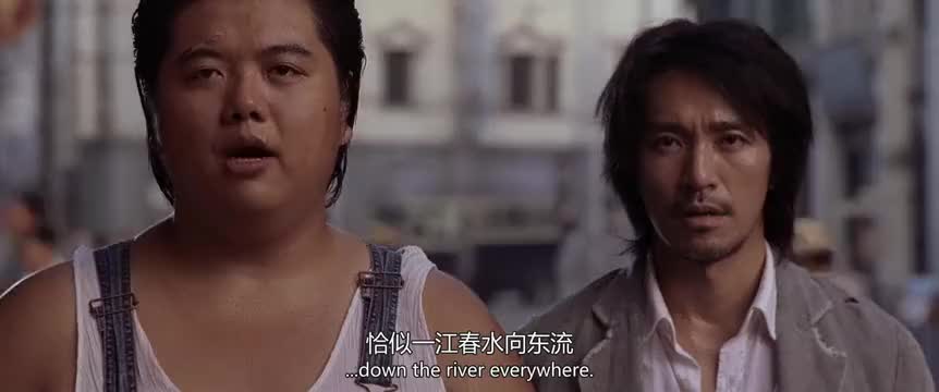 功夫:星爷变成香肠嘴,路过的汽车躺着也中枪,笑喷!
