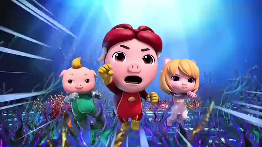 帮助猪猪侠菲菲公主小呆呆超人强波比,选择正确的颜色