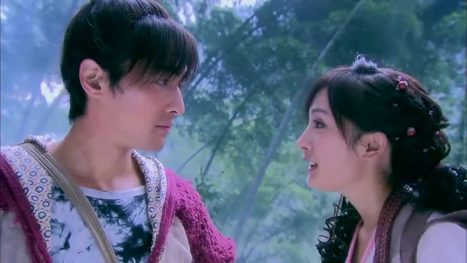 龙葵给景天和雪见传话,故意告诉她景天祝她幸福,让她忘了景天吧