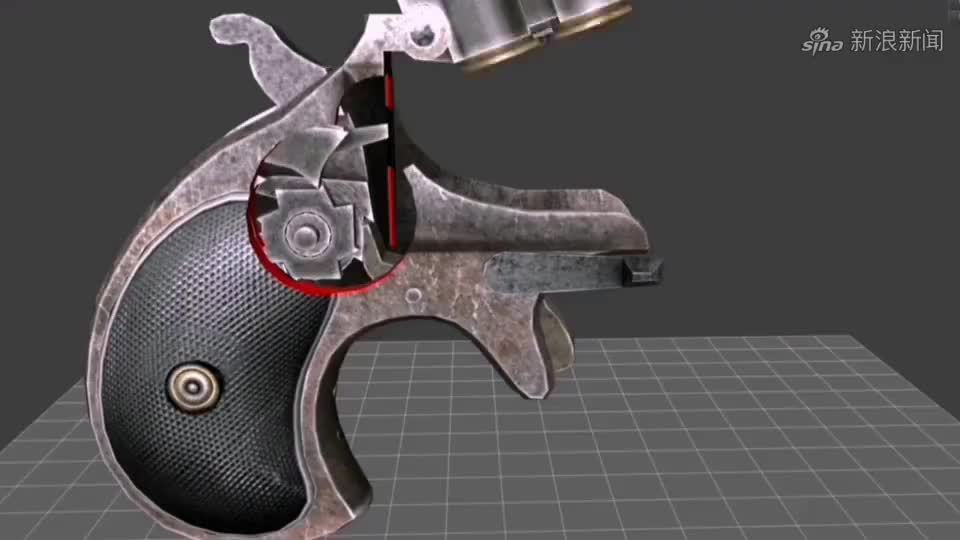 枪械:掌心雷双管德林杰手枪