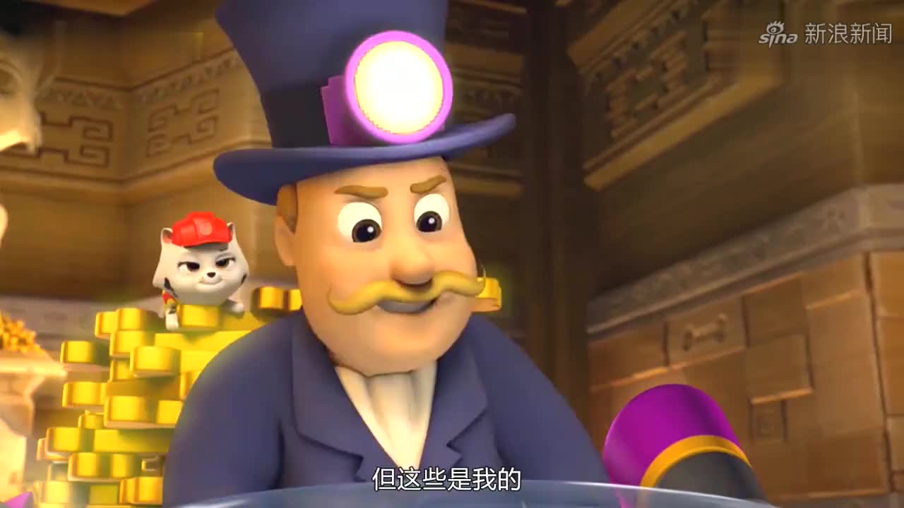 汪汪队立大功:古薇市长挂在树上,发现了不一样的风景